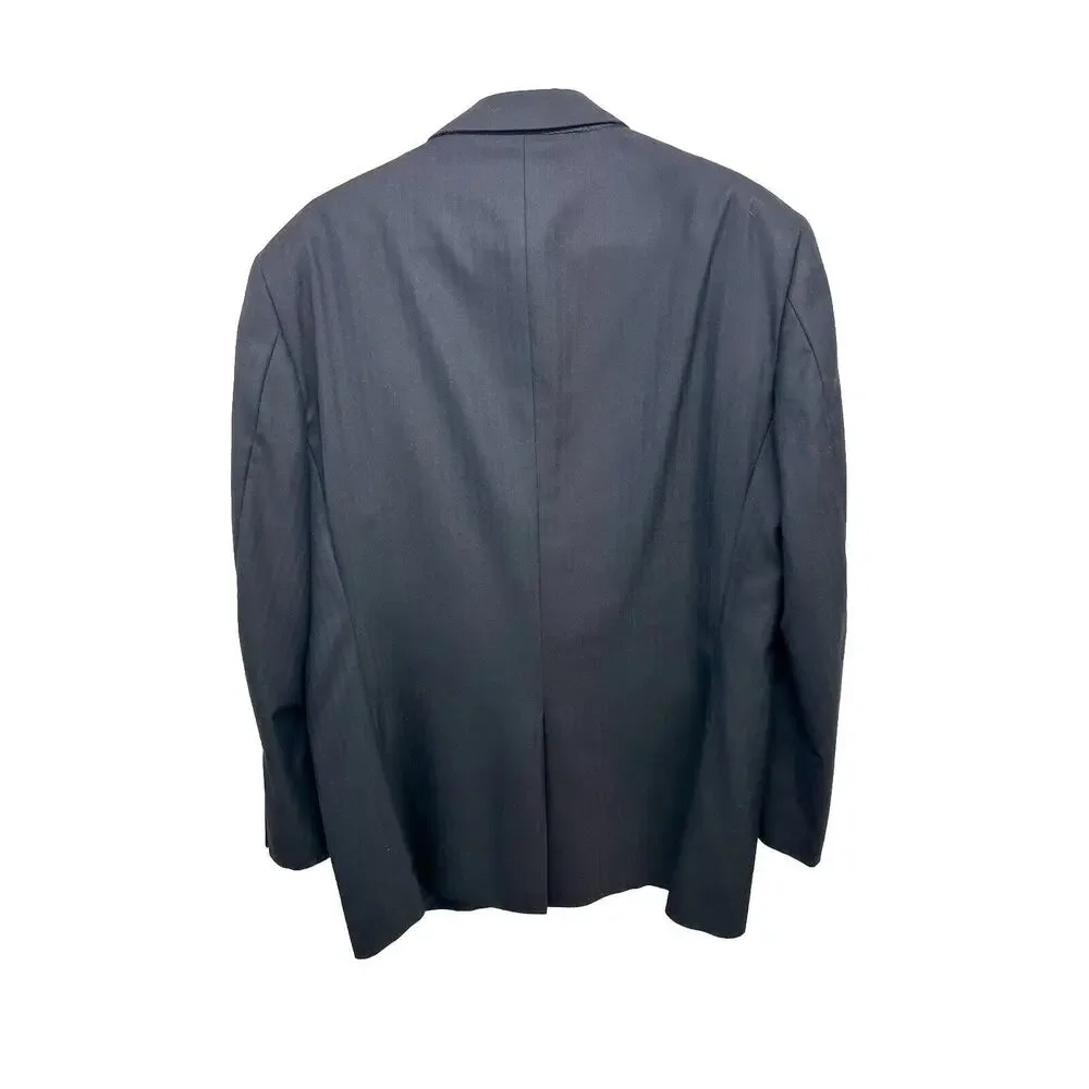 Brooks Brothers Jacket 43 R Navy SaxXon Wool Striped Madison 1818 Sport Coat USA - Picture 2 of 11